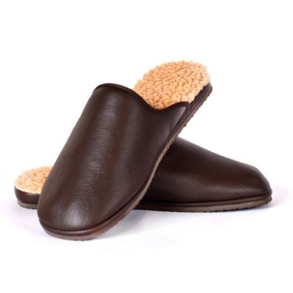 PANTUFLAS CUERO OVEJERO