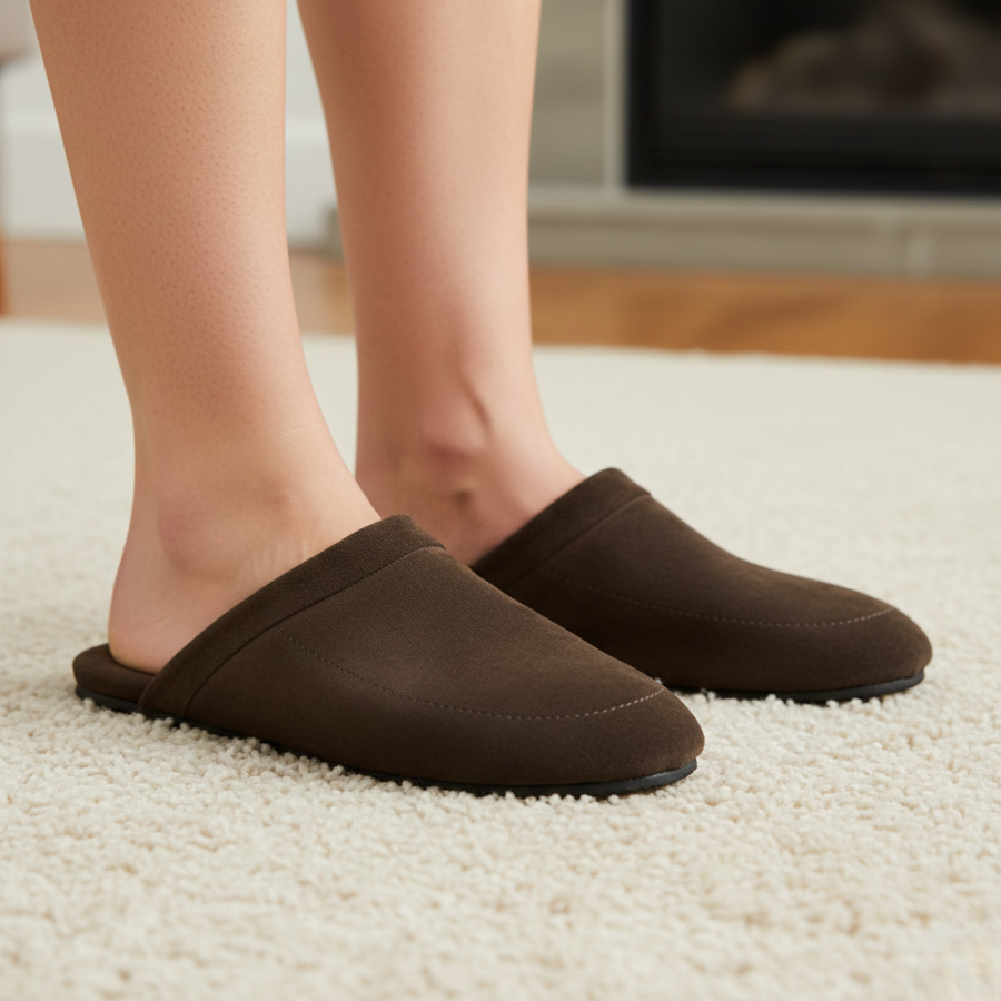 PANTUFLAS GAMUZA HOMBRE